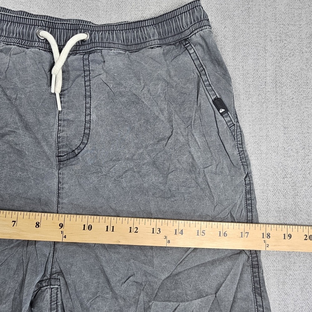 Quiksilver Boys Black Short Drawstring Pockets Size Large - Picture 11 of 16